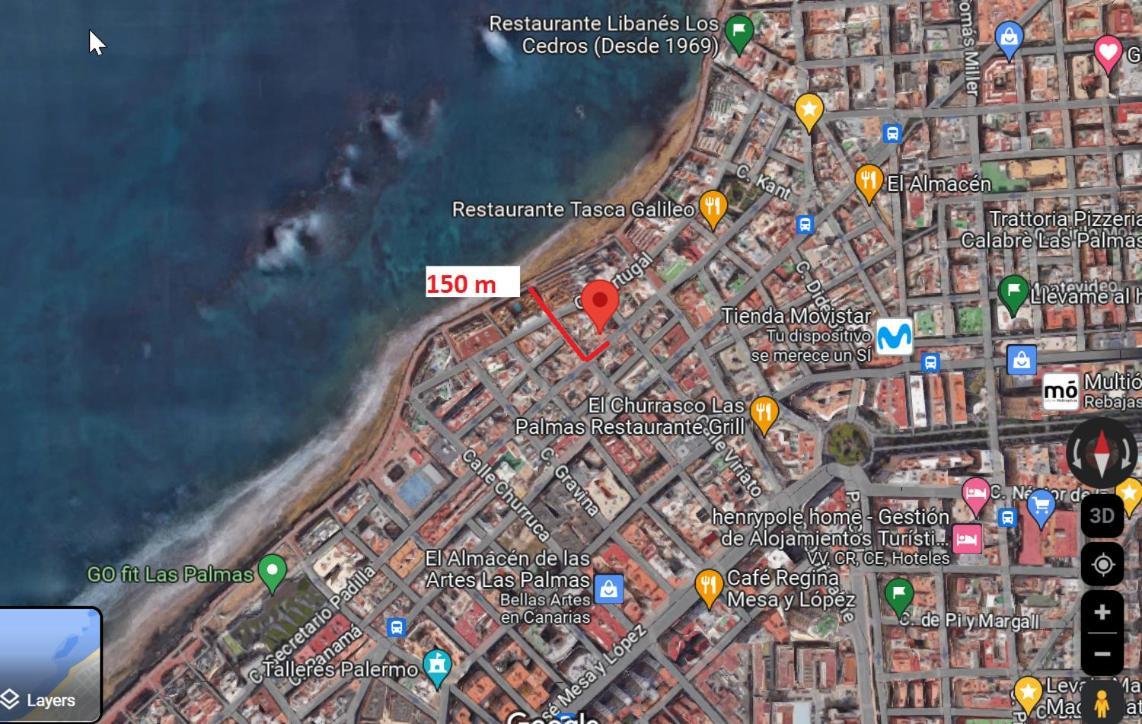 Loft en Las Canteras Las Palmas de Gran Canaria Exterior foto